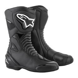 Alpinestars SMX S WP Korumalı Spor Motosiklet Botu Siyah 