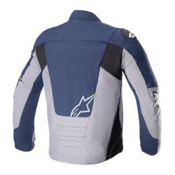 GARAJJ Alpinestars SMX WP Korumalı Motosiklet Montu Mavi / Gri - 2