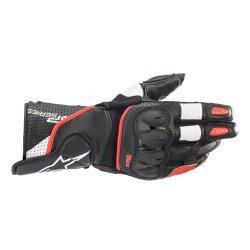 Alpinestars SP-2 V3 Korumalı Motosiklet Eldiveni Siyah / Beyaz / Kırmızı - Alpinestars