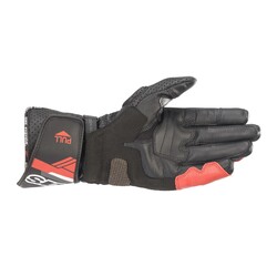 Alpinestars SP-8 V3 Korumalı Motosiklet Eldiveni Siyah / Beyaz / Kırmızı - 2