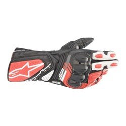 Alpinestars SP-8 V3 Korumalı Motosiklet Eldiveni Siyah / Beyaz / Kırmızı - Alpinestars