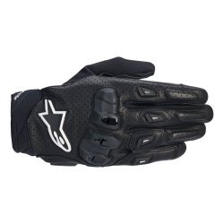 Alpinestars SP X 7 Korumalı Motosiklet Eldiveni Siyah / Beyaz - Alpinestars