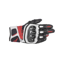 Alpinestars SP X Air Carbon V2 Korumalı Motosiklet Eldiveni Siyah / Beyaz / Kırmızı - 1