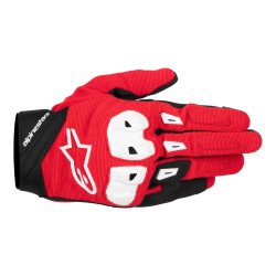 Alpinestars SP X1 Korumalı Motosiklet Eldiveni Kırmızı / Beyaz / Siyah - Alpinestars