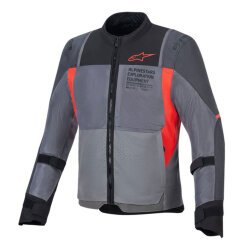 Alpinestars ST-2 Air Korumalı Motosiklet Montu Gri / Kırmızı / Siyah - Alpinestars