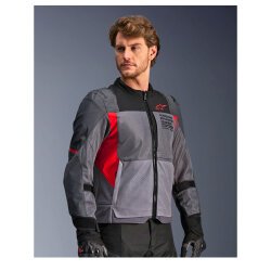Alpinestars ST-2 Air Korumalı Motosiklet Montu Gri / Kırmızı / Siyah - Alpinestars (1)