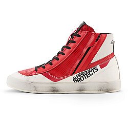 Alpinestars Stated Flair Korumalı Motosiklet Botu Beyaz / Kırmızı - Alpinestars (1)