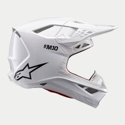Alpinestars Supertech M10 Off-Road Kaskı Beyaz / Siyah - 4