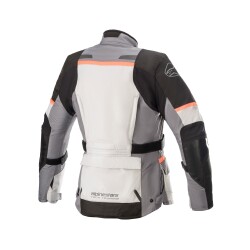 GARAJJ Alpinestars Stella Andes V3 Drystar Korumalı Kadın Motosiklet Montu Açık Gri - 2