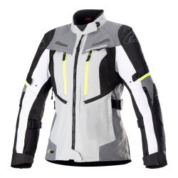 Alpinestars Stella Bogota Pro Drystar Korumalı Kadın Motosiklet Montu Gri / Sarı - 1