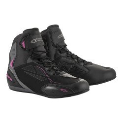 GARAJJ Alpinestars Stella Faster-3 DS Korumalı Kadın Motosiklet Botu Siyah / Gri / Fuşya - Alpinestars