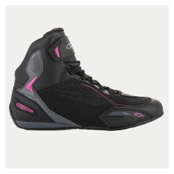 GARAJJ Alpinestars Stella Faster-3 DS Korumalı Kadın Motosiklet Botu Siyah / Gri / Fuşya - 3