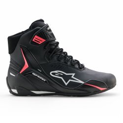 Alpinestars Stella Faster-4 DS Korumalı Kadın Motosiklet Botu Siyah / Gri / Kırmızı - 3