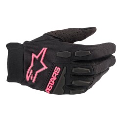 Alpinestars Stella Full Bore Korumalı Kadın Motosiklet Eldiveni Siyah / Pembe 