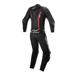 Alpinestars Stella Missile V2 Korumalı Kadın Deri Yarış Tulumu Siyah / Pembe - Alpinestars (1)