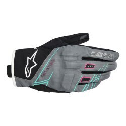 Alpinestars Stella Moblast WP Korumalı Kadın Motosiklet Eldiveni Gri / Siyah - Alpinestars