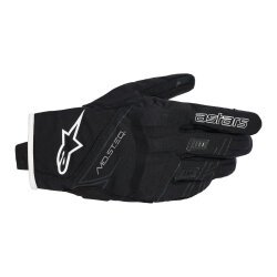 Alpinestars Stella Moblast WP Korumalı Kadın Motosiklet Eldiveni Siyah / Beyaz - Alpinestars