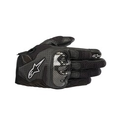 Alpinestars Stella SMX-1 Air V2 Korumalı Kadın Motosiklet Eldiveni Siyah - 1