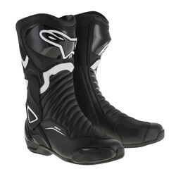 Alpinestars Stella SMX-6 V2 Korumalı Spor Kadın Motosiklet Botu Siyah / Beyaz 