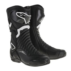 Alpinestars Stella SMX-6 V2 Korumalı Spor Kadın Motosiklet Botu Siyah / Beyaz - 1
