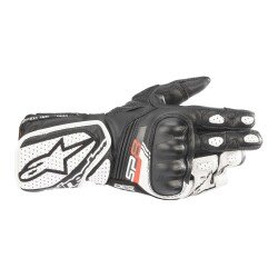 Alpinestars Stella SP-8 V3 Korumalı Kadın Motosiklet Eldiveni Siyah / Beyaz - Alpinestars