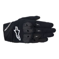 Alpinestars Stella SP X 1 Korumalı Kadın Motosiklet Eldiveni Siyah / Beyaz - Alpinestars