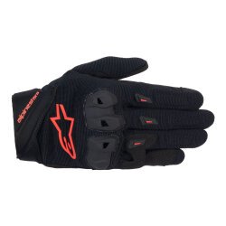Alpinestars Stella SP X 1 Korumalı Kadın Motosiklet Eldiveni Siyah / Kırmızı - Alpinestars
