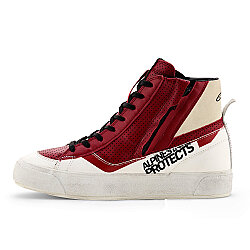 Alpinestars Stella Stated Flair Korumalı Kadın Motosiklet Botu Beyaz / Kırmızı - Alpinestars (1)