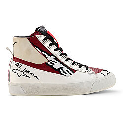 Alpinestars Stella Stated Flair Korumalı Kadın Motosiklet Botu Beyaz / Kırmızı - 3