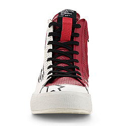 Alpinestars Stella Stated Flair Korumalı Kadın Motosiklet Botu Beyaz / Kırmızı - 4