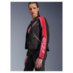 Alpinestars Stella T-Dyno Air Korumalı Kadın Motosiklet Montu Siyah / Kırmızı - 6
