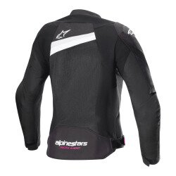 Alpinestars Stella T-GP Plus R V4 Airflow Korumalı Kadın Motosiklet Montu Siyah / Beyaz - Alpinestars (1)