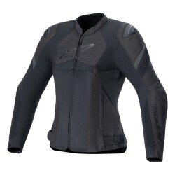 Alpinestars Stella T-GP Plus R V4 Airflow Korumalı Kadın Motosiklet Montu Siyah / Siyah - Alpinestars
