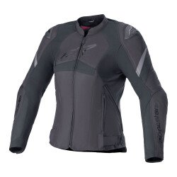 Alpinestars Stella T-GP PluS R V4 Korumalı Kadın Motosiklet Montu Siyah / Siyah - Alpinestars