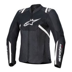 Alpinestars Stella T-SPS Air V2 Korumalı Kadın Motosiklet Montu Siyah / Beyaz - Alpinestars