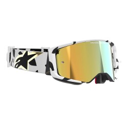Alpinestars Supertech Corp Goggle Kross Gözlüğü Beyaz / Altın - 2