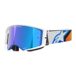 Alpinestars Supertech Corp Goggle Kross Gözlüğü Mavi / Beyaz - 1
