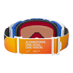 Alpinestars Supertech Corp Goggle Kross Gözlüğü Mavi / Beyaz - 4