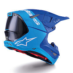 Alpinestars Supertech M10 Flood Off-Road Kaskı Mavi - Alpinestars (1)
