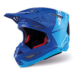 Alpinestars Supertech M10 Flood Off-Road Kaskı Mavi - Alpinestars