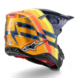 Alpinestars Supertech M10 TLD 25 Limited Off-Road Kaskı Mavi/Oranj - Alpinestars (1)
