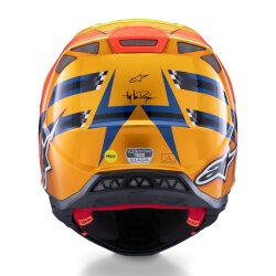 Alpinestars Supertech M10 TLD 25 Limited Off-Road Kaskı Mavi/Oranj - 6