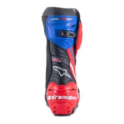 Alpinestars Honda Supertech R Korumalı Motosiklet Botu Siyah / Kırmızı / Beyaz / Mavi - 5