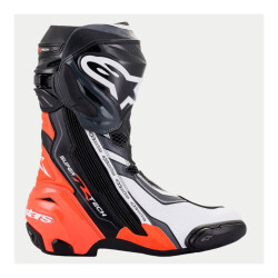 Alpinestars Supertech R Korumalı Spor Motosiklet Botu Siyah / Kırmızı / Beyaz - Alpinestars (1)