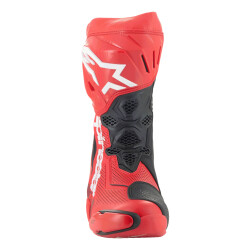 GARAJJ Alpinestars Supertech R Vented Korumalı Spor Motosiklet Botu Kırmızı - 4