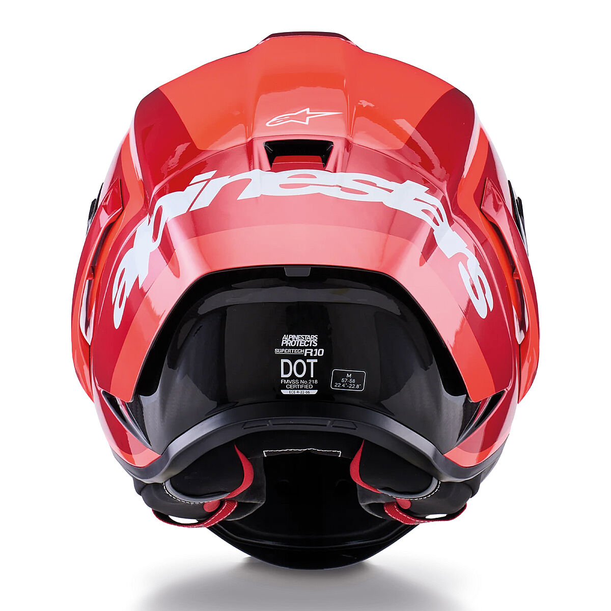 Alpinestars Supertech R10 Carbon Arius Spor Motosiklet Kaskı Siyah