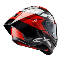 Alpinestars Supertech R10 Carbon Element Spor Motosiklet Kaskı Siyah / Kırmızı / Beyaz - 7