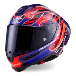 Alpinestars Supertech R10 Carbon Flyte Spor Motosiklet Kaskı Kırmızı / Siyah - Alpinestars