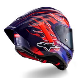 Alpinestars Supertech R10 Carbon Flyte Spor Motosiklet Kaskı Kırmızı / Siyah - 7