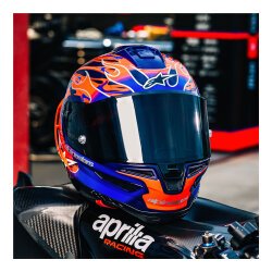 Alpinestars Supertech R10 Carbon Flyte Spor Motosiklet Kaskı Kırmızı / Siyah - 8